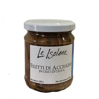 Le Isolane - Filetti di acciughe in olio di oliva - Enolike