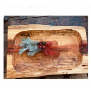 Unique piece - Fruit bowl in cherry wooden - handmade - Enolike