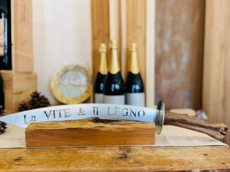 Enolike - Sciabola da sommelier - per bottiglie - con ceppo