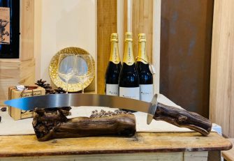 Enolike - Sciabola da sommelier - per bottiglie - con ceppo