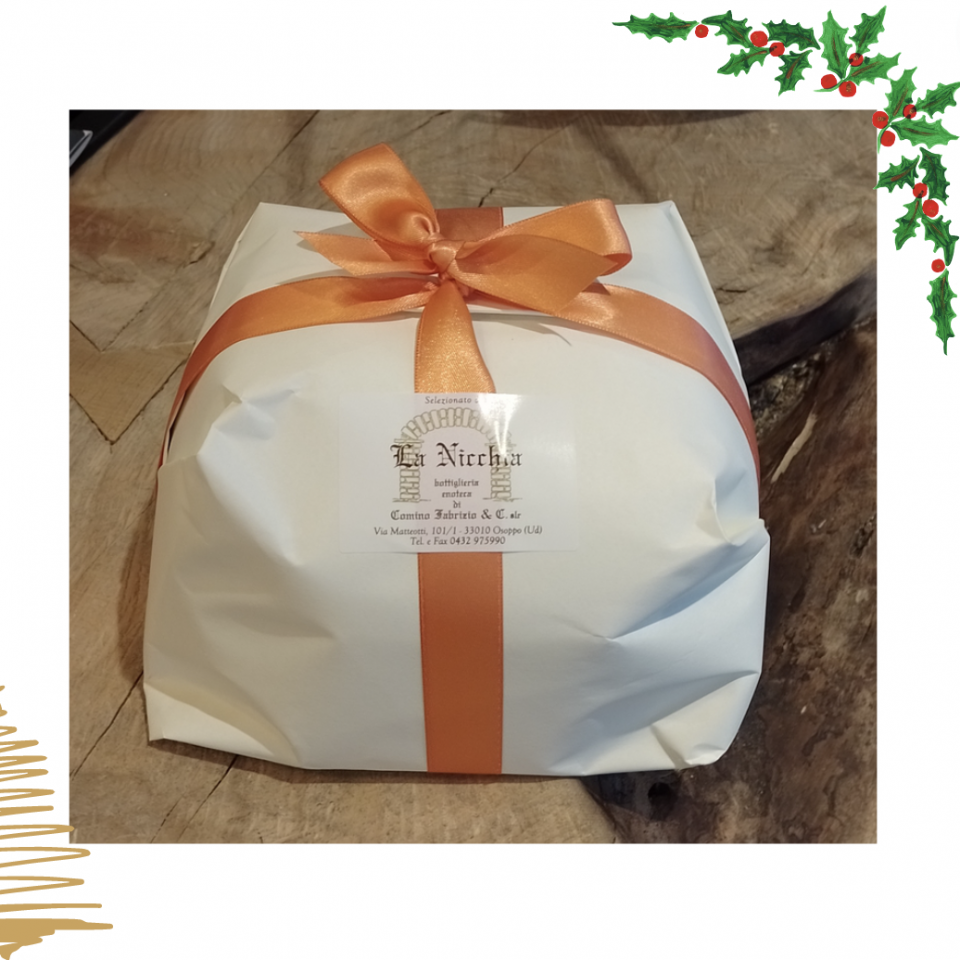 Enolike - Panettone artigianale -  chocolate and rum - Incartato