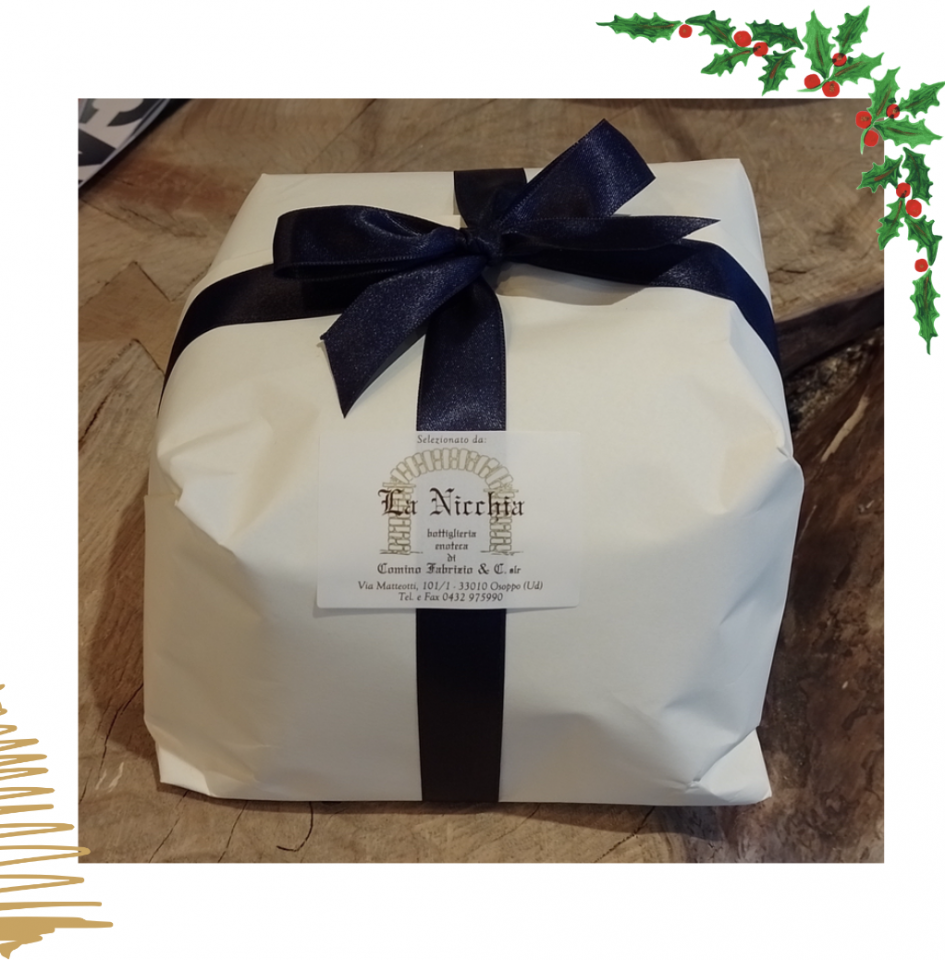 Enolike -Panettone - chocolate and pears - wrapped