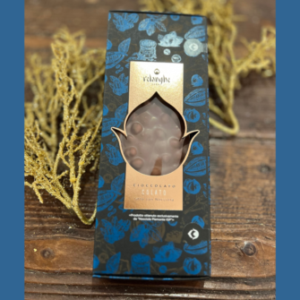 Enolike - Tavoletta Cioccolato al latte con Nocciole - Relanghe