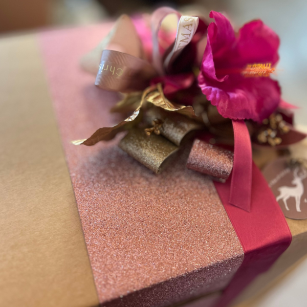 Enolike - Scrigno quadrato - scatole decorate a mano - Natale 2023
