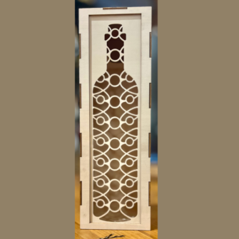 Enolike - Scatola in legno decorata - 4 - artigianato locale