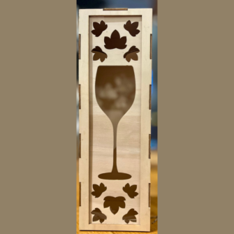 Enolike - Scatola in legno decorata - 5 - artigianato locale