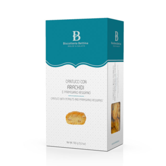 Enolike - Cantucci with peanuts and parmesan - Biscotteria Bettina - Veneto