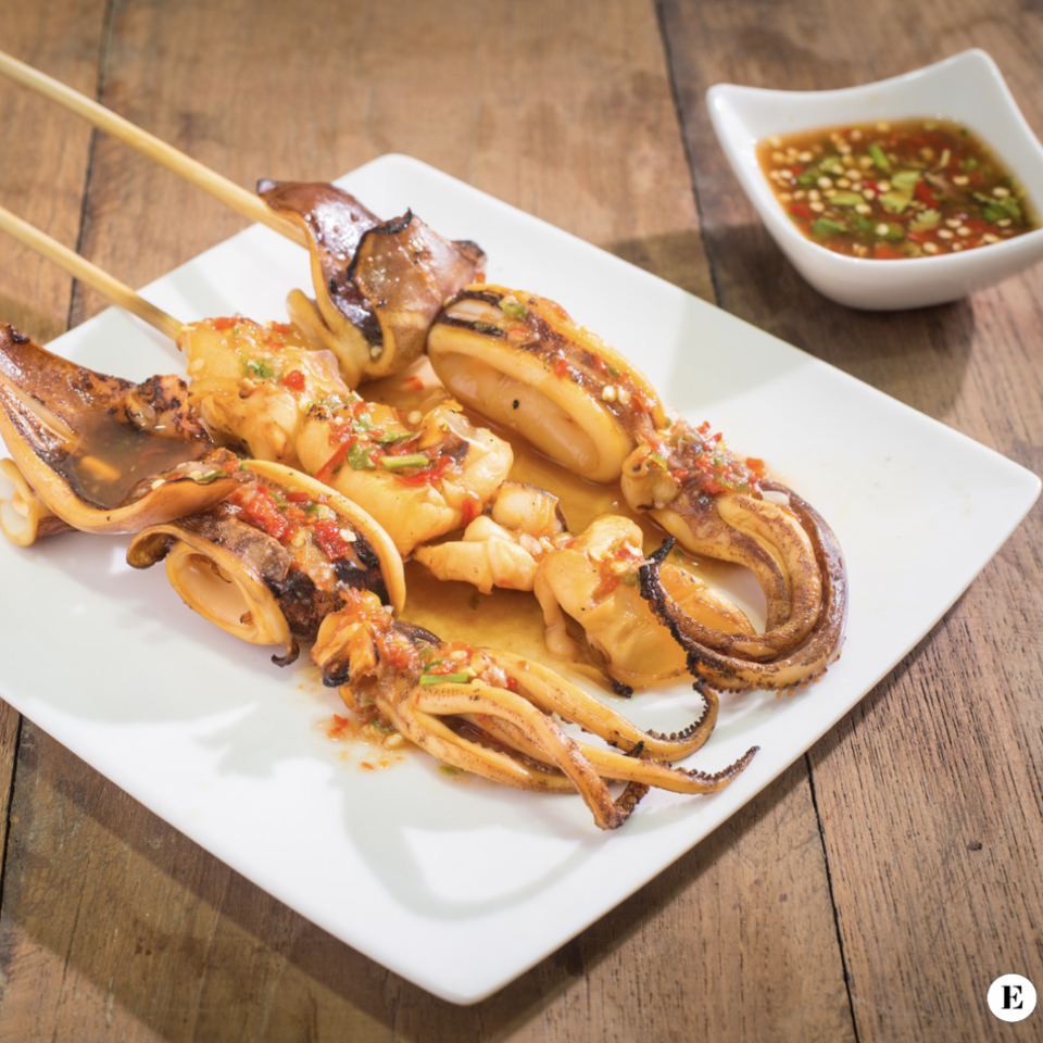 enolike - Calamari grigliati agli agrumi - Enolike