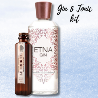 Enolike - Gin Tonic kit 7 - Gin Etna & Tonic Water Le Tribute