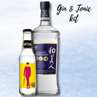 E . Gin Tonic kit 5 - Wa Bi gin & Classico London Tonic Artisan