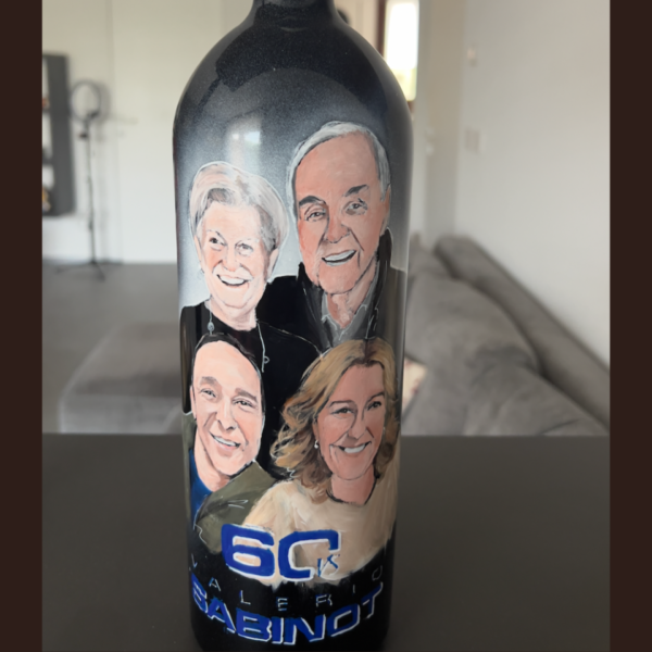 Enolike - Bottiglia personalizzata con dipinto
