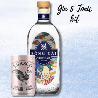 Enolike - Gin Tonic kit 1 - Viet Nam Dry Gin & Indian Tonic J.Gasco