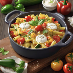 Enolike - Pasta al Forno con Verdure e Formaggio di Capra